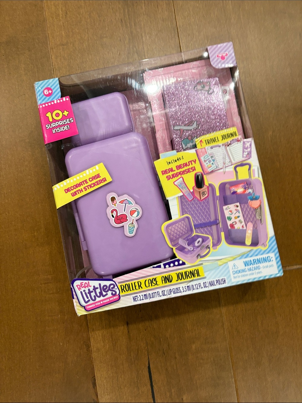 Purple Roller Case & Travel Journal Playset